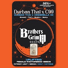 BROTHERS GRIM SEED PACKS / Durban Thai X C99 - 4 seeds